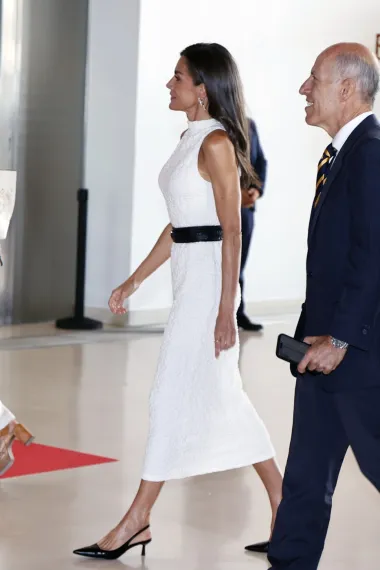 Kraljica Letizia u elegantnoj 'izgužvanoj haljini' i cipelama koje pristaju uz sve