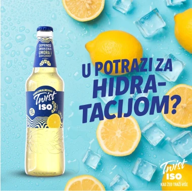 Twist ISO donosi novost u rastućoj kategoriji izotonika – novo iz Hrvatske, sada i s okusom nara
