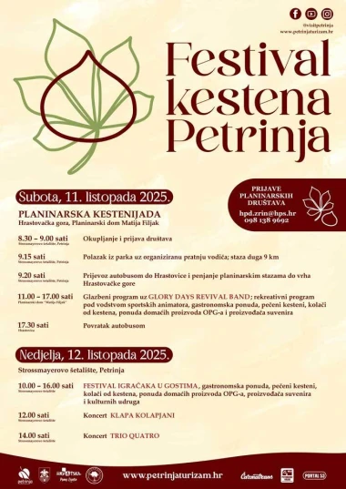 Gdje na kestenijadu ovog vikenda? Pregled najboljih manifestacija od Kostajnice do Lovrana