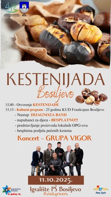 Gdje na kestenijadu ovog vikenda? Pregled najboljih manifestacija od Kostajnice do Lovrana