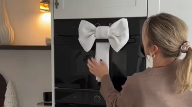 Zgodan trik za blagdane: Napravi prekrasan ukras od običnih kuhinjskih krpa