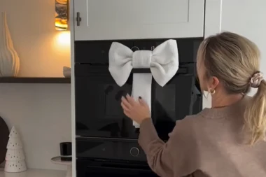 Zgodan trik za blagdane: Napravi prekrasan ukras od običnih kuhinjskih krpa