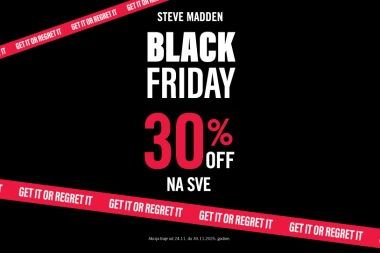 STEVE MADDEN BLACK FRIDAY sniženje: 30% popusta na cijeli asortiman