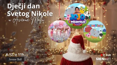 Jojo, Ententinići, Kockić te Zagrepčanke i dečki preuzimaju Avenue Mall za Svetog Nikolu!