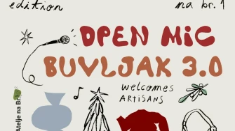 Održiva moda i live nastupi na božićnom OPEN MIC Buvljaku ove subote