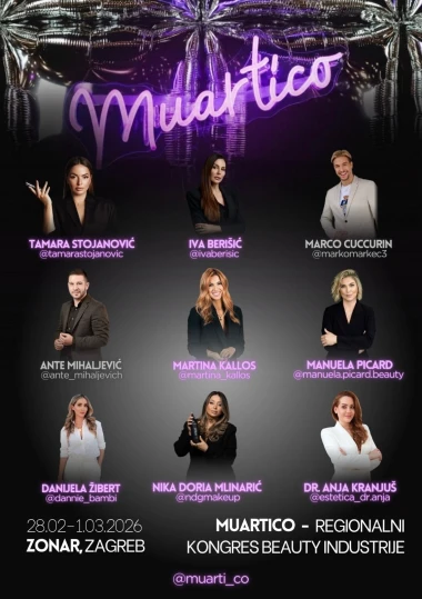 MUARTICO 2026: Regionalni beauty kongres ovaj vikend okuplja važna imena u beauty industriji