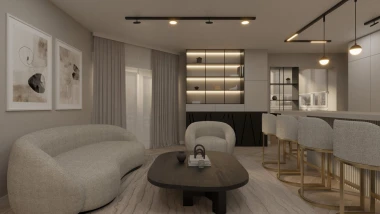 Projekt Mirjane Mikulec: Stan koji je godinama bio neuseljiv pretvoren je u moderan dom