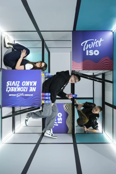 Twist ISO u Muzeju Iluzija predstavio novu kampanju koja okreće perspektivu hidracije