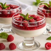 Panna cotta s malinama: Osvježavajući desert gotov za 20 minuta