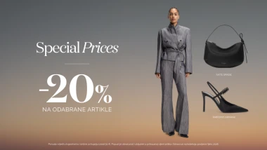 Special prices u XYZ-u: - 20 % na odabrane artikle iz aktualne kolekcije