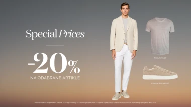 Special prices u XYZ-u: - 20 % na odabrane artikle iz aktualne kolekcije