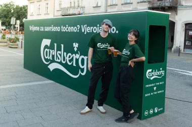 Od oglasa do mjesta okupljanja: Carlsbergov billboard nastavio turneju u Samoboru
