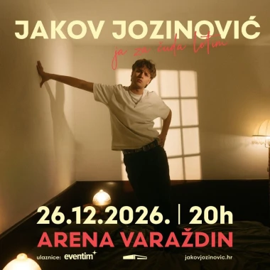 Jakov Jozinović nastavlja turneju koja puni najveće dvorane regije: Na redu je Arena Varaždin