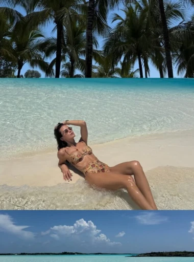 Adriana Ćaleta-Car uživa s obitelji na Bahamima, a nas je odu&scaron;evio njezin cvjetni kupaći kostim