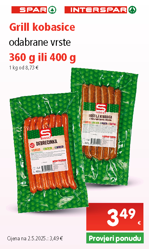 Grill kobasice