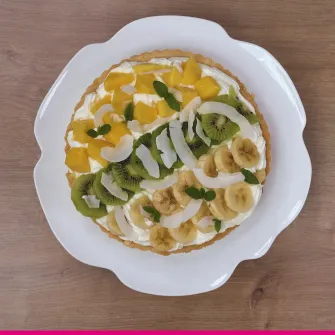 Recept za Tropical tart blogerice Ivane Perić Rabhi